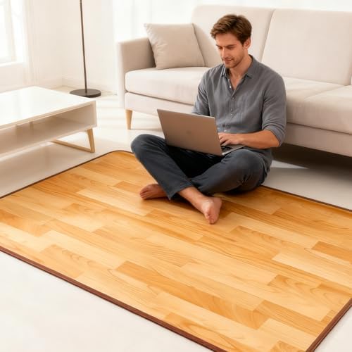 Heated Rug Mats, Heated Floor Carpet, Large Size 39"x59"