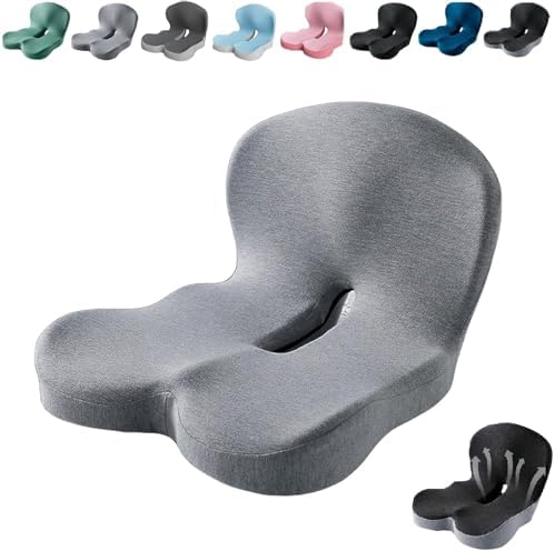Orthopedic Seat Cushion with Back Support for Car Office Chair