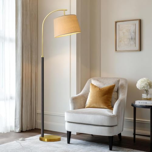 Real Wood Floor Lamps for Living Room Bedroom, 62" Mid Century Modern Lamp