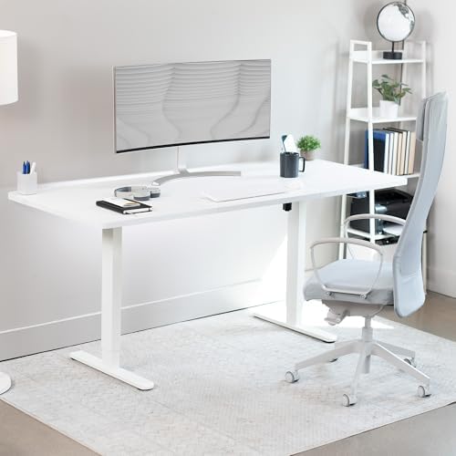 VIVO White 71 x 30 in Standing Desk, DESK-KIT-0W7W