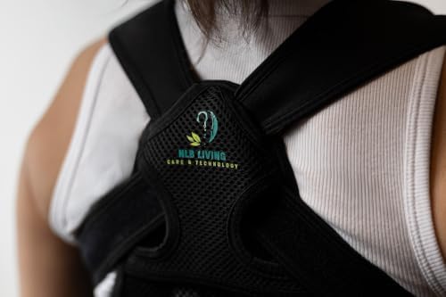 Back Brace Posture Corrector for Spine Support and Pain Relief, Black, Sizes S, M, L, 1 Unit (Large)