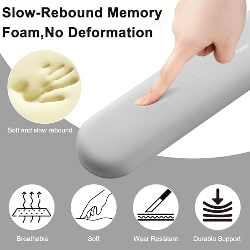 Ergonomic Mouse Pad with Wrist Rest, Mouse Pads for Desk Wrist Support