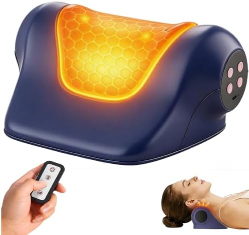 Neck Massager with Heat, Red Light & Vibration