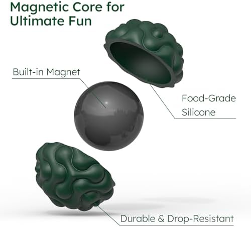 Magnetic Sensory Fidget Balls (8PCS), Weighted Magnet Balls Fidget Toys
