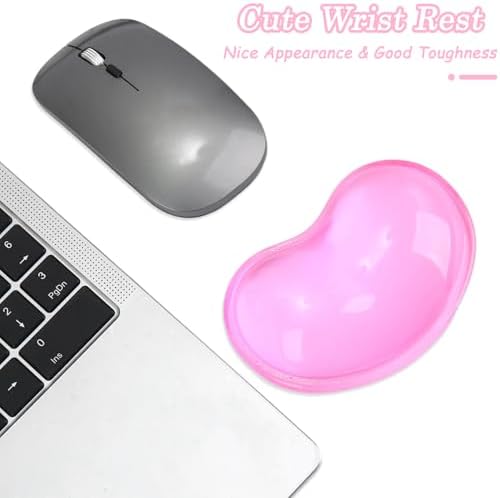 Gel Keyboard & Mouse Wrist Rest Set - Keyboard Wrist Rest Pad & Mouse Support for Office Gaming Pad Computer Laptop Ergonomic Comfortable Pain Relief- Pad Set (2 Pack)
