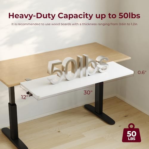 Desk Extender Tray, 30"×12" Clamp-On Arm Rest Shelf
