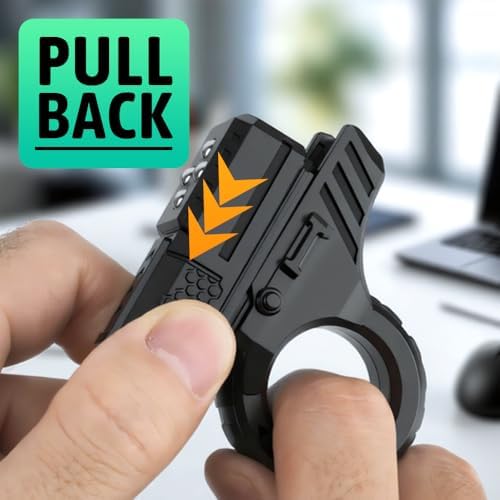 Fidget Spinner Toy Adults & Teen Plastic Fidgets Magnetic Slider Spinner Chain Ring Cool Gadget Roller Office Desk Toy 5 in 1 Stress Relief Sensory Item for Autism ADHD Anxiety Stocking Stuffers Men