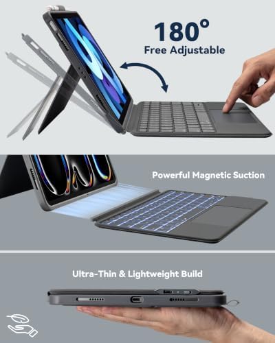 iPad Pro 11 (4th/3rd/2nd/1st Gen) & Air 11 inch 5/4th Keyboard Case