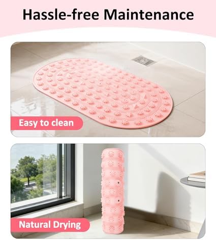Silicone Foot Massage Acupressure Mat with Reflexology Points 30'' x 18''