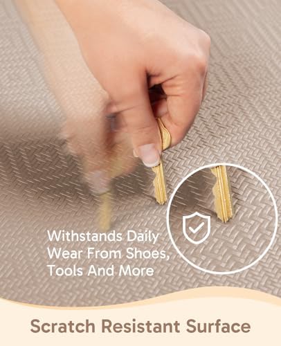 Ophanie Kitchen Mats for Floor, 3/4 Inch Thick, 20x39 Anti Fatigue Cushioned Mat,Kitchen Rugs,Waterproof,Comfort Ergonomic Standing Mat for Office,Home,Sink with 99+ Pairs of Anti-Slip Bottom Ridges