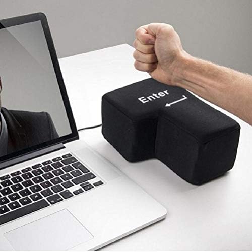 Soft Sponge Cushion with USB Button to Relieve Stress from Decompression 5.7" x8.3 x4.3 - Ideal for Office Workers (#1)