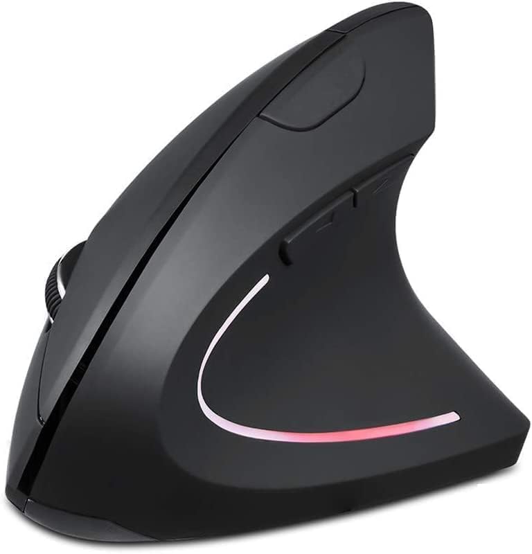 Small Rechargeable Ultra-Slim Ergonomic Bluetooth Keyboard Mouse Set for Apple iPad iPhone Samsung Tablet Phone Android PC Computer Mac Smartphone,Wireless Mouse Ergonomic Vertical Mouse LED Light