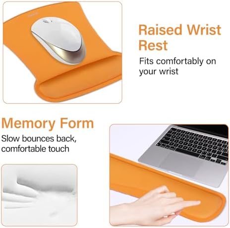 MOSISO Keyboard Mouse Pad Set, Large Gaming Mousepad&Keyboard Wrist Rest