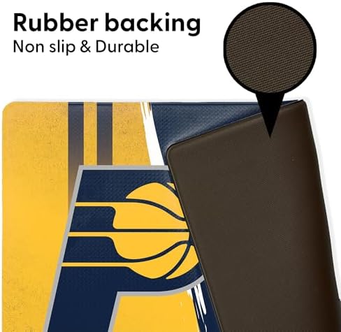 Northwest NBA Indiana Pacers Embossed Anti-Fatigue Mat, Cushioned Kitchen Floor Rug, Non-Slip PVC Standing Comfort, 18 x 30 in