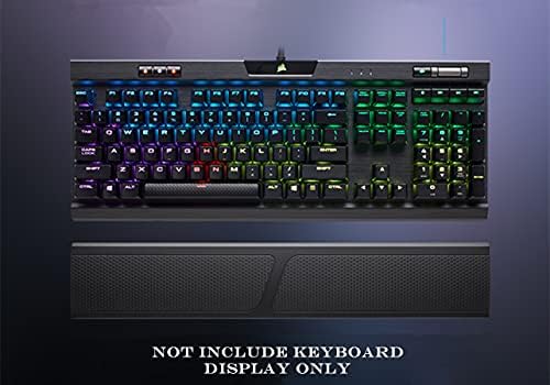 New Wrist Rest Pad Palm Protection Support for Corsair K70 RGB MK.2 Mechanical Gaming Keyboard(K70 MK.2 (Black))