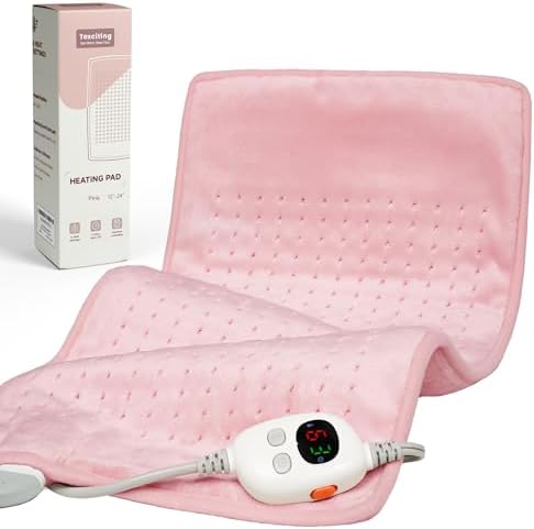 Texciting Heating pad for Back,Neck and Shoulders,Heat Pad Washable,12"x24"