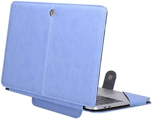 MOSISO PU Leather Sleeve Case Compatible with MacBook Air 13.6 inch