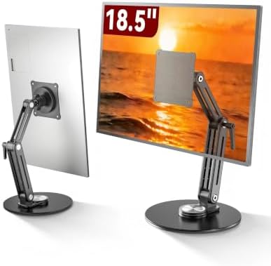 Jakeko Magnetic Portable Monitor Stand VESA Mount 75mm Travel 360° Swivel