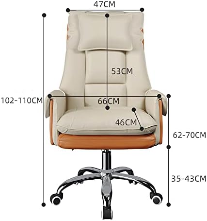 Sofa Office Chair, Gaming Chair Computer Chair Backrest with Footrest Reclining Swivel Chair