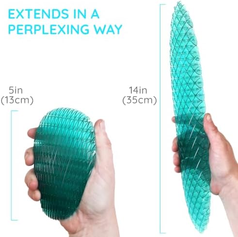 Morf Worm 3D Sensory Fidget Toy for Kids and Adults, Blue, Large