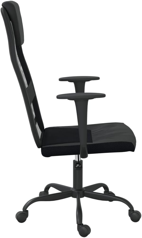 Ergonomic Office Chair with Breathable Mesh Back, Adjustable Height Desk Chair for Home Office, Swivel Computer Chair with Lumbar Support, Black