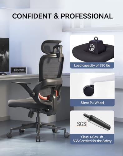 SIHOO B100 SE Ergonomic Office Chair, Desk Chair with Lumbar Support 300lbs