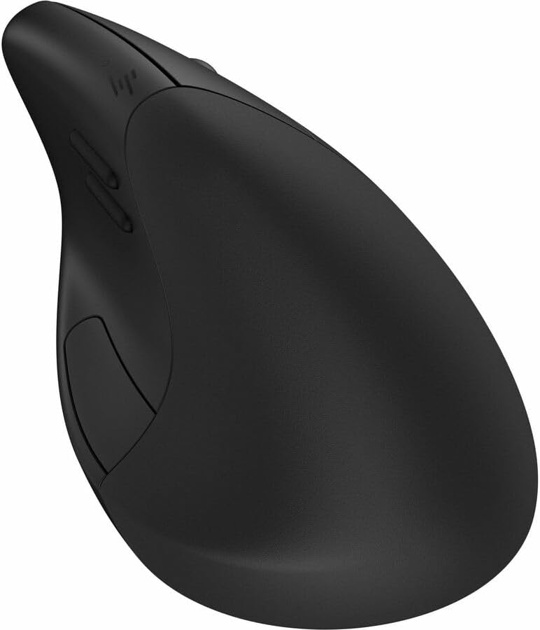HP 920 Ergonomic Vertical Mouse Wireless Bluetooth 5.3 & USB Dongle, 5 Programmable Buttons, 16 Week Battery, Multi-Device, Multi-OS