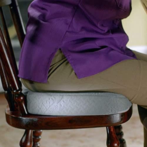 Ontel Miracle Orthopedic Seat Cushion with Viscose from Bamboo Cover, Gray, (MBC-MC4)