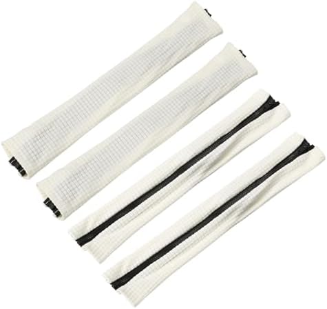 uxcell 4pcs Office Chair Arm Covers, Office Chair Armrest Covers Stretchable Computer Chair Arm Covers Protectors for Office Gaming Chair, White