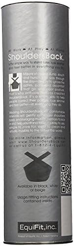 EquiFit Adult ShouldersBack Lite Large White