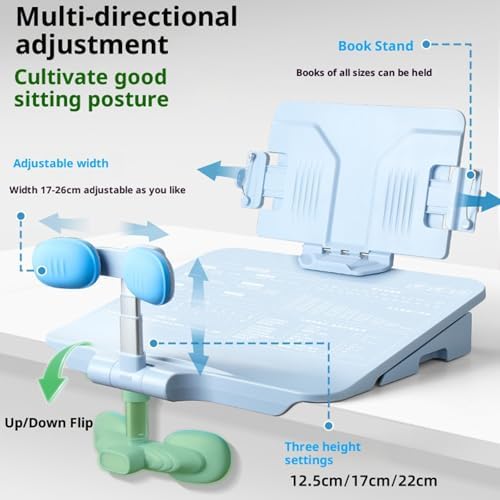 Ergonomic Desk Postures Corrector with Vibrations Alert Adjustable for Study Habits ABS Materials