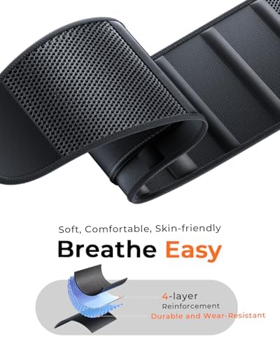 Medical-Grade Work Back Brace with Adjustable Shoulder Straps [Stronger Support & Breathable Mesh] Lower Back Support Belt for Men Women - Pain Relief for Lifting, Warehouse, Construction & Moving