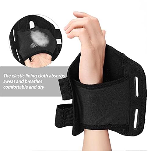 NuCamper Wrist Brace for Carpal Tunnel Night Wrist Support Right Hand Black