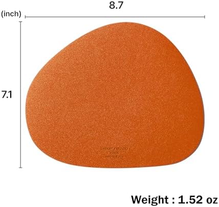 GREEDY FARMERS Mouse pad, Non-Slip Washable Waterproof Computer Mouse pad (Tangerine)