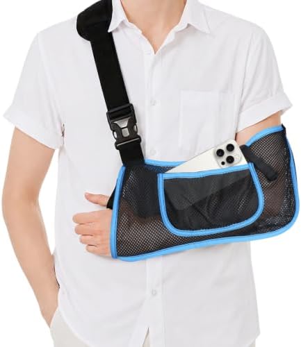 mosago Arm Sling, Lightweight Breathable Mesh Shoulder Immobilizer, Large