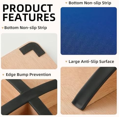 Juoe 360° Balance Board Wobble Board, Up to 350 LBS for Physical Therapy