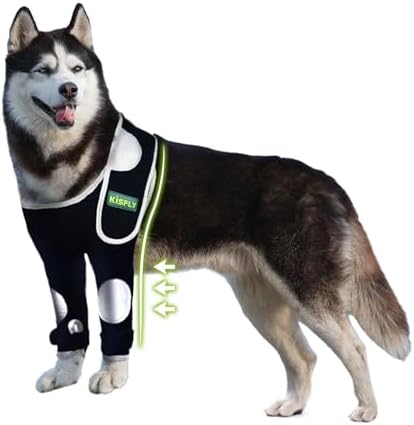 Dog Elbow Brace Front Leg, Shoulder & Elbow Protector Sleeve, L