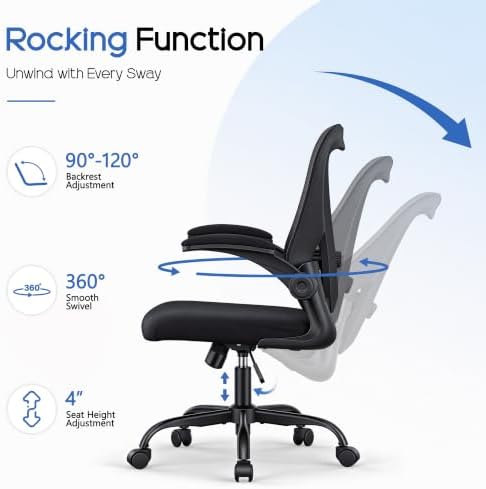 Office Chair,Ergonomic Office Chair with Lumbar Support,Computer Desk Chair