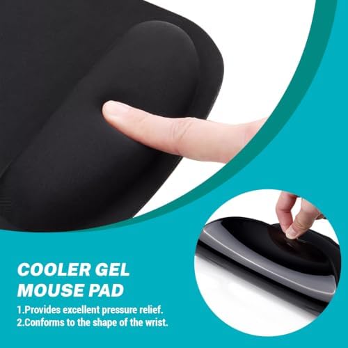 Hancynir Dumpster on Fire Ergonomic Mouse Pad with Wrist Support Desk Decor