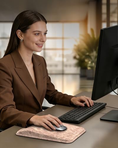 TECKNET Ergonomic Mouse Pad with Wrist Rest, All-Day Comfort & Pain Relief