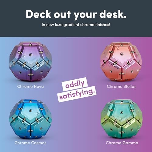 Speks Geode Magnetic Sensory Sphere, Stress Relief Tool, Executive Desk Toy