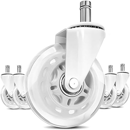 LPHY Roller Blade Office Chair Wheels - 3 Inch Desk Chair Casters Set of 5