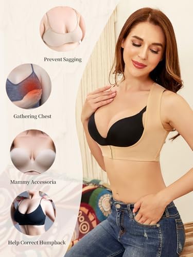JOYSHAPER Chest Brace Up Women Posture Corrector Back Support X Strap Bras