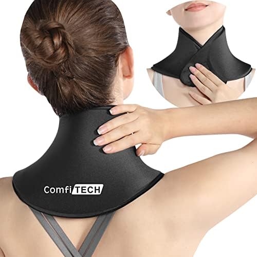 ComfiTECH Neck Ice Pack Wrap Gel, Cervical Cold Relief, M, 1 Pack