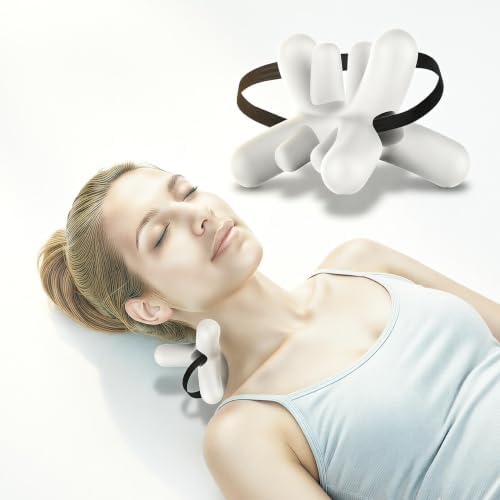 Occipital Release Tool for Neck, Suboccipital Release Tool and Shoulder Trigger Point Massager, Deep Tissue Acupressure Massage Tool for Headache, TMJ and Cervical Tension Relief, Hands-Free Design