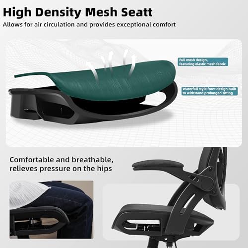 Ergonomic Office Chair, Computer Desk Chair with Lumbar,Black