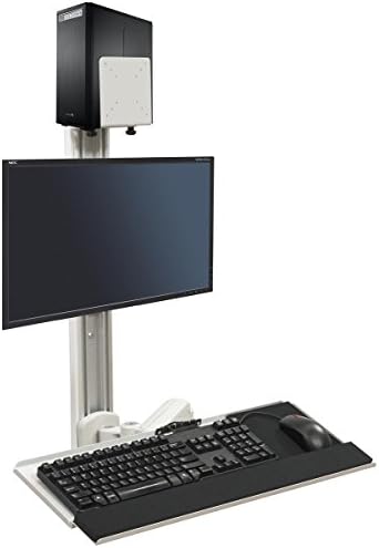 Displays2go Wall Mounted Computer Station