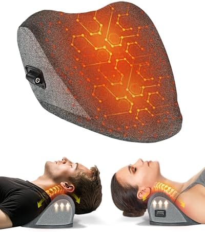 Heated Neck Stretcher for Pain Relief, Neck and Shoulder Relaxer