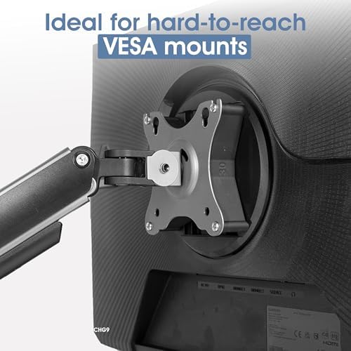 3IDEE Universal VESA Spacer - 30mm Distance - Monitor Mount Adapter 75x75 mm - Compatible with Many Monitors (Samsung Odyssey G5 Monitor & More) (75x75mm) (Pack of 2)