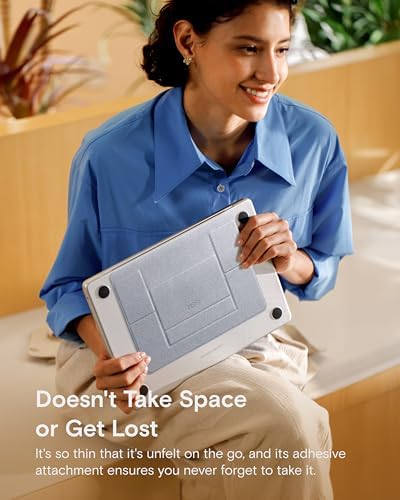 MOFT Invisible Laptop Stand, Stick-On Portable Laptop Riser for Mobile Work
